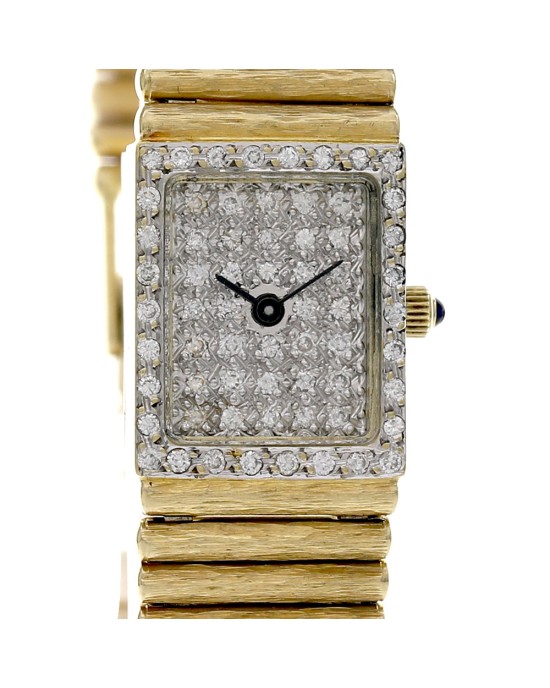Vintage 14KY Diamond Dress Watch